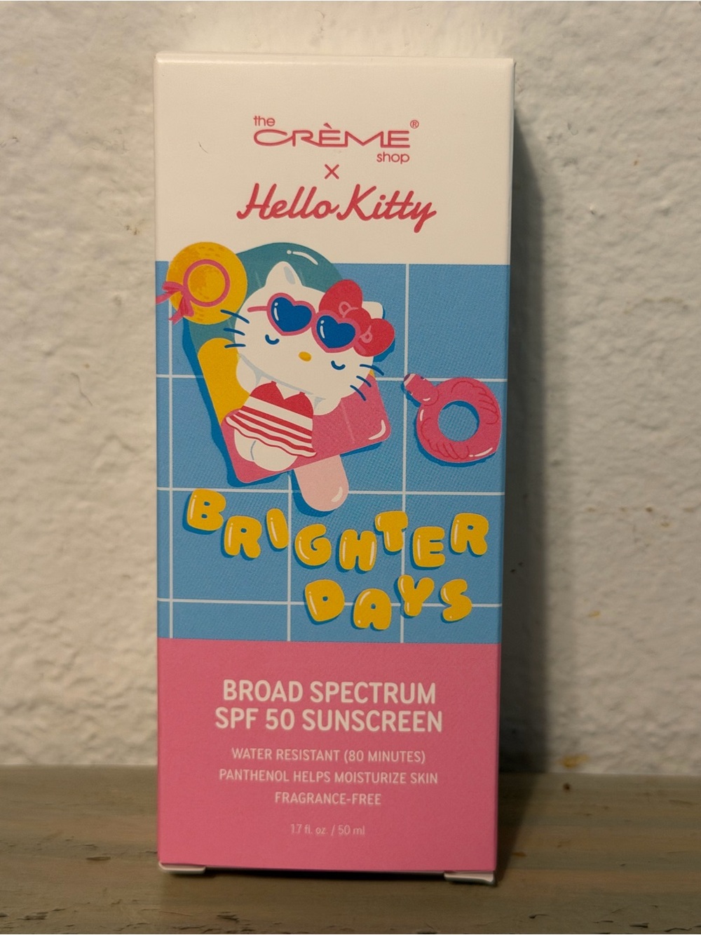 The Crème Shop x Hello Kitty Brighter Days SPF 50 Sunscreen - Pink